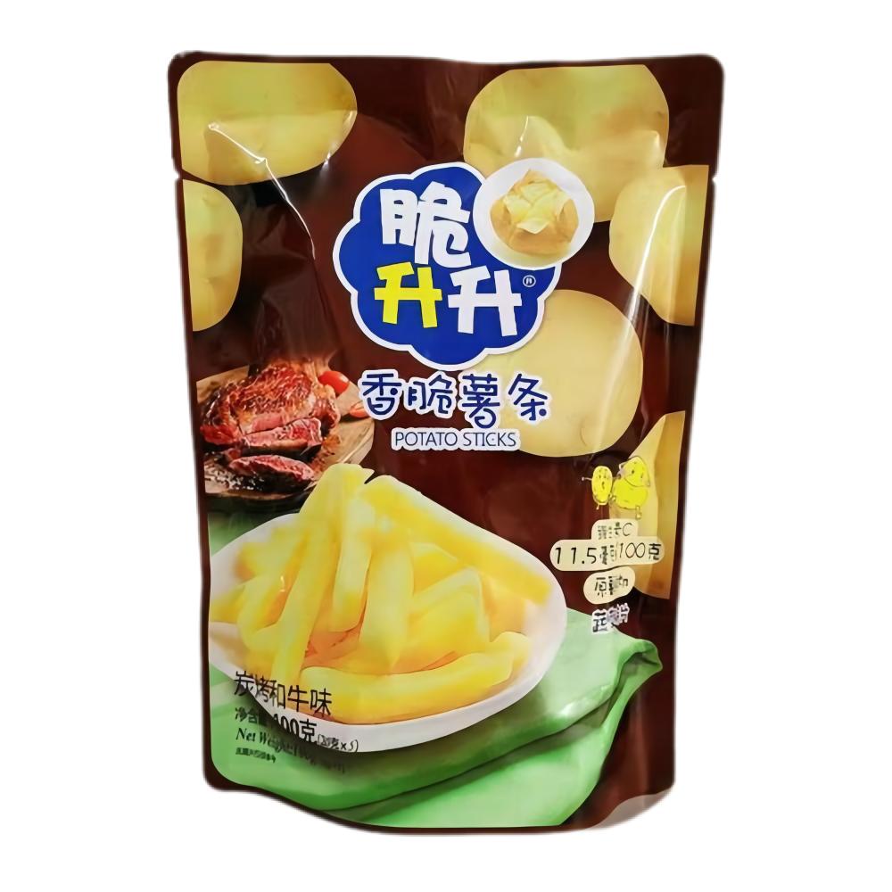 【澳門發貨】脆升升香脆薯條100g原味/番茄味/蜂蜜黃油味/炭烤和牛味