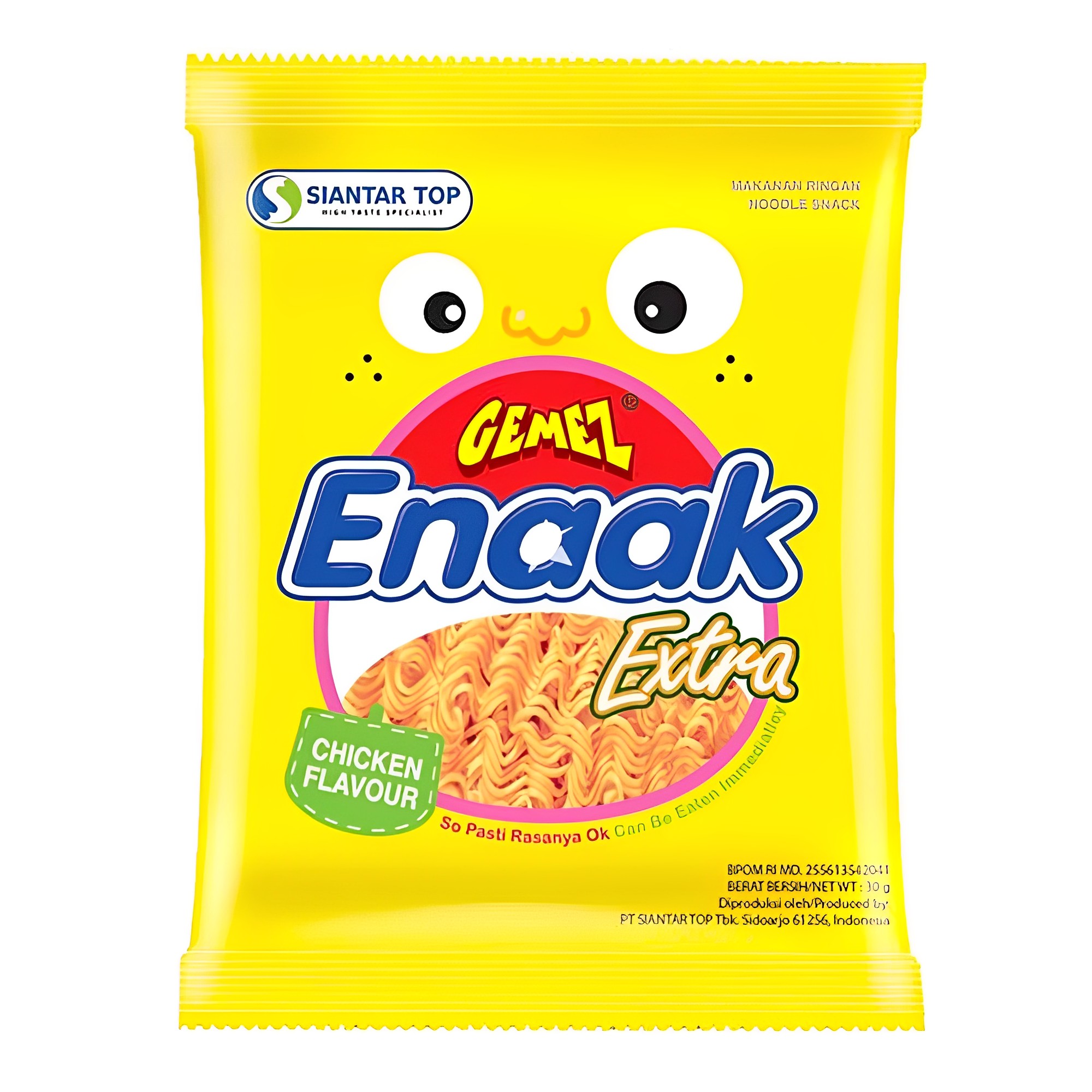 【澳門發貨】（原箱48包）GEMEZ Enaak 小雞點心麵三連包雞肉味30g/辣味28g韓式點心麵韓國餅乾點心零食雞汁味香辣味