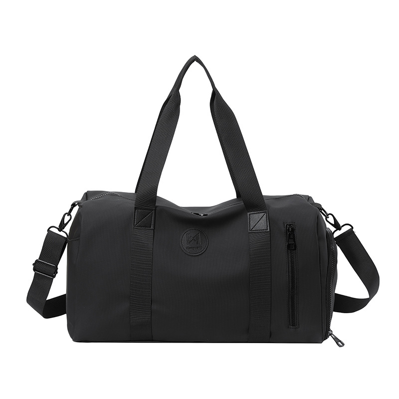 大容量旅行袋獨立鞋倉外出行李包拼接撞色手提休閒瑜伽健身包游泳訓練包