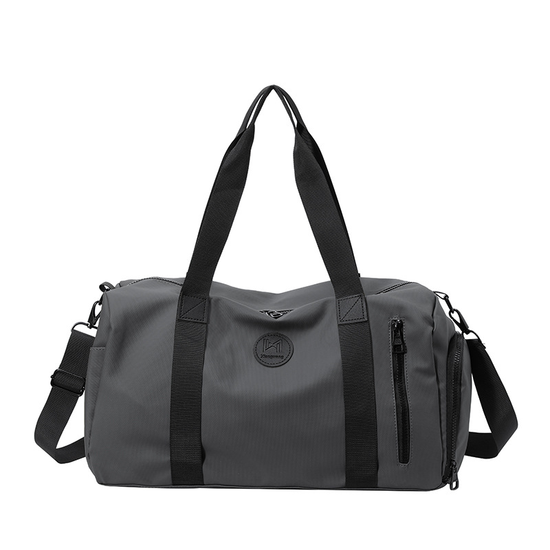 大容量旅行袋獨立鞋倉外出行李包拼接撞色手提休閒瑜伽健身包游泳訓練包