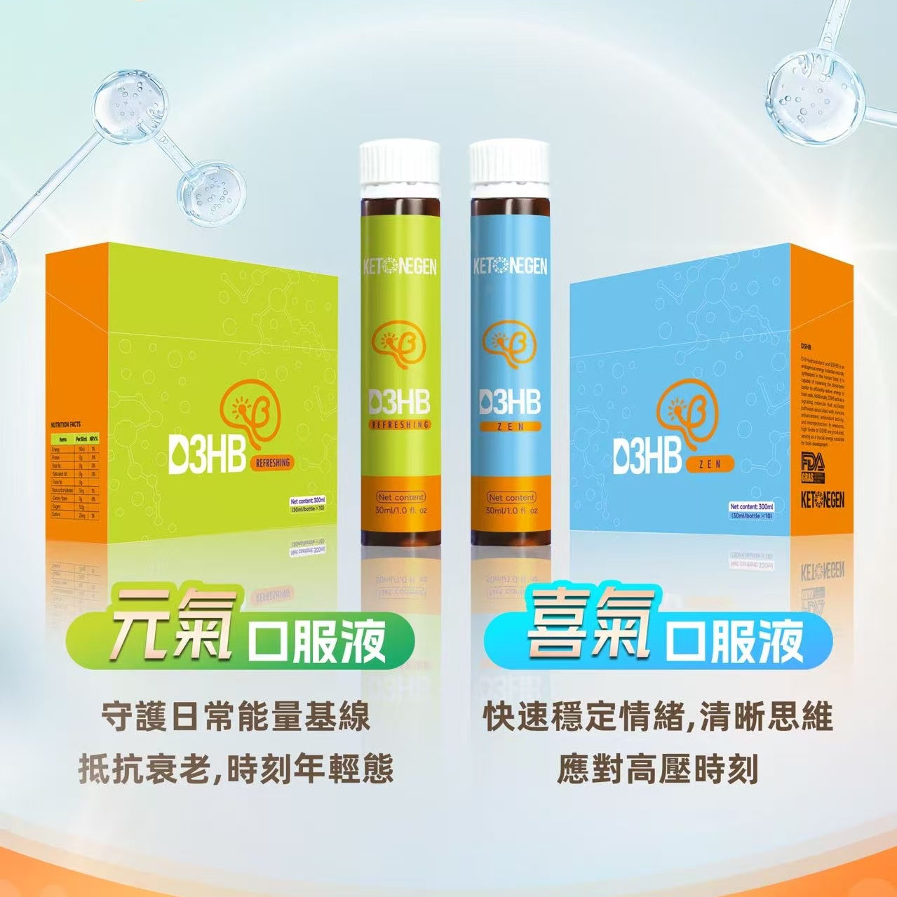 凱特健活能貝塔酸 KETONEGEN D3HB