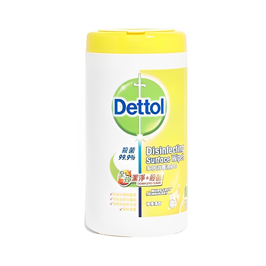 【澳門發貨】Dettol滴露全效家居消毒濕紙巾檸檬味80片裝多用途抑菌殺菌衛生家用家居日常清潔