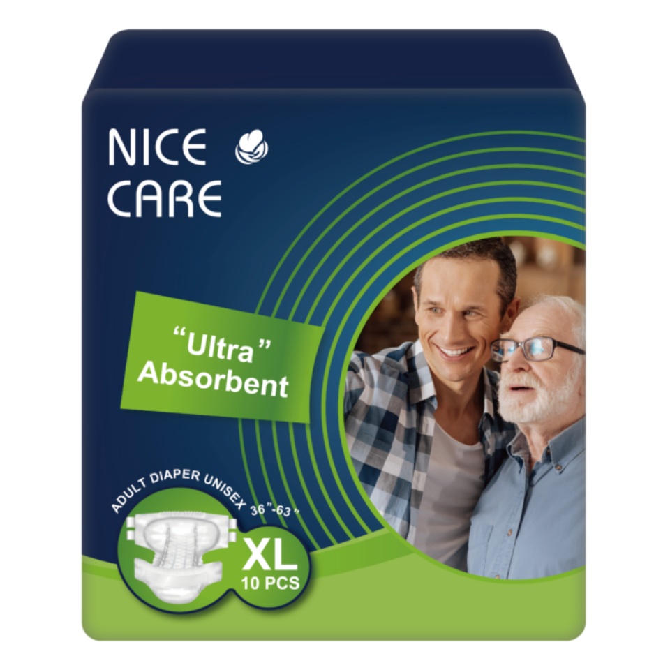 【澳門發貨】（原箱8包）Nice Care 安心寶 特吸裝成人紙尿片 超大碼 10片