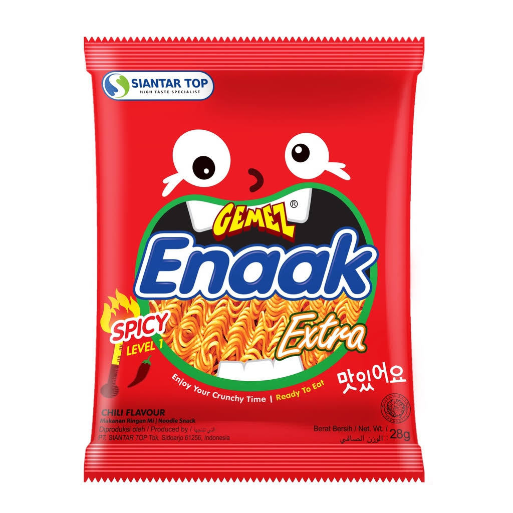【澳門發貨】（原箱48包）GEMEZ Enaak 小雞點心麵三連包雞肉味30g/辣味28g韓式點心麵韓國餅乾點心零食雞汁味香辣味