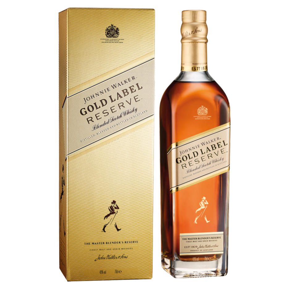【澳門發貨】Johnnie Walker尊尼獲加金牌特級威士忌750ml經典金方金牌調和威士忌洋酒約翰走路